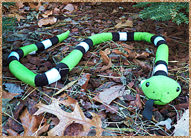 Click here for a larger picture of the large plush snake